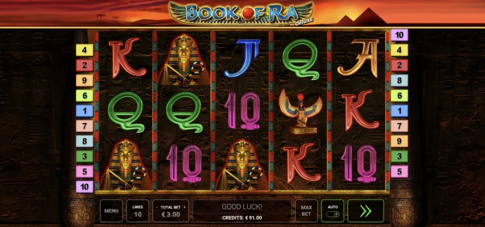 Book of Ra Deluxe demo